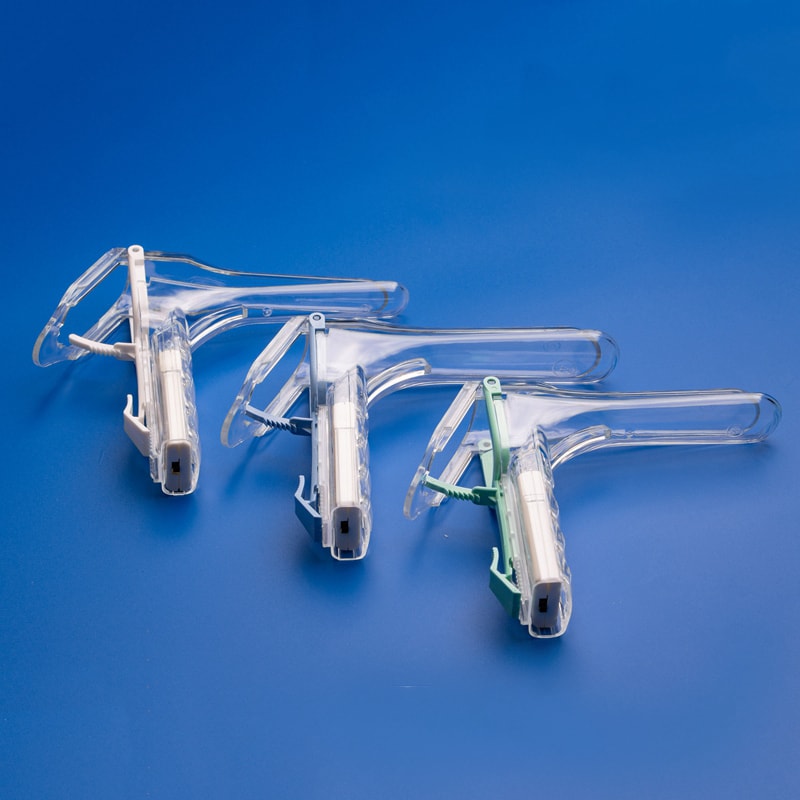 Plastic Vaginal SpeculumDilatation of the vaginal canal and the exposition of the uterine neckGynecological ExaminationPush-Pull TypeLED Light American Type